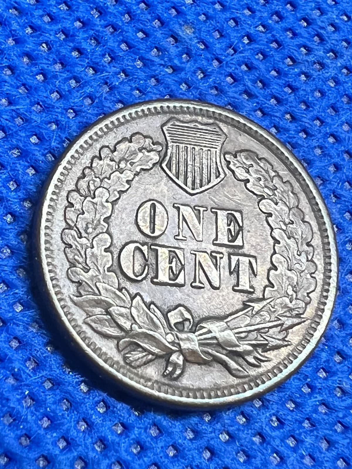 1864 L On Ribbon INDIAN HEAD CENT L ON RIBBON XF40  #436 4