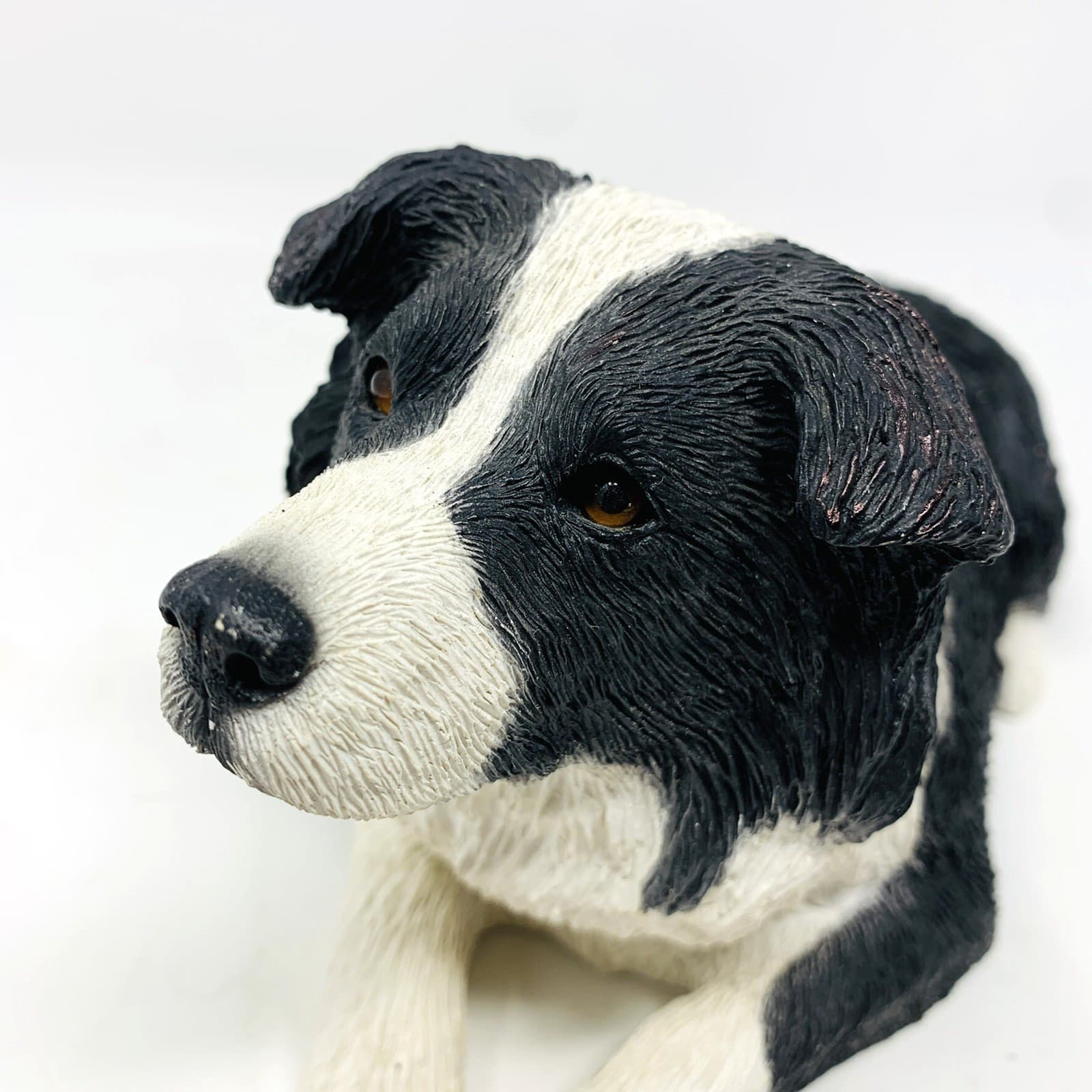 Sandicast 389 Border Collie Dog Figure Figurine Statue 10” 1992 Large USA 4