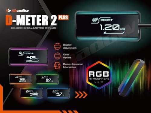  OBD2 Display D-Meter 2 Plus - Minimalist & Futuristic Multi-Functional Gauge  5