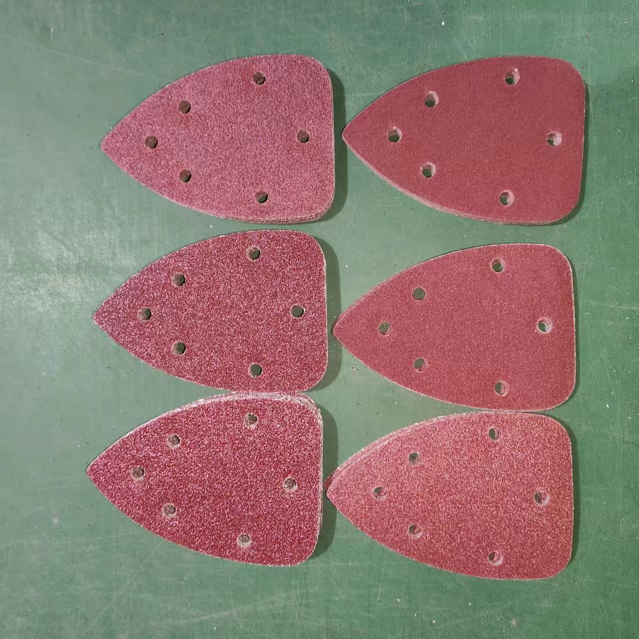 36 Pack 5.5x3.9Inch 6 Hole Mouse Sandpaper P60/80/100/120/180/240 Assorted Grit 3