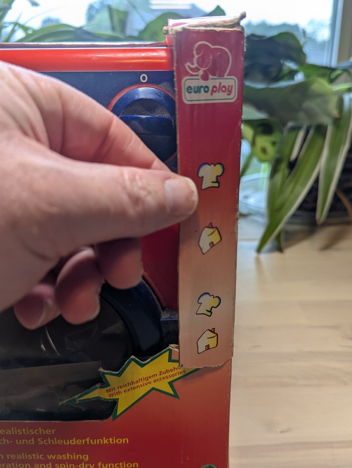 Vintage 1985 Euro Play Tide Junior Washing Machine Toy German NEW RARE 4