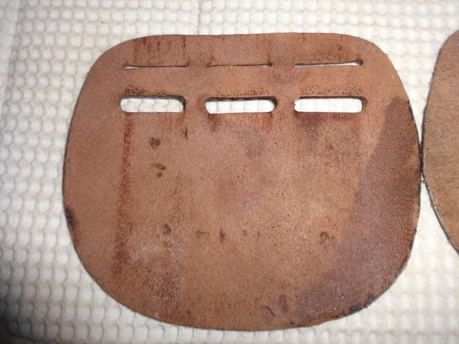 DOVER CIRCUIT Billet Guards - Quality Leather - NICE!   (Set of 2 Guards) 5