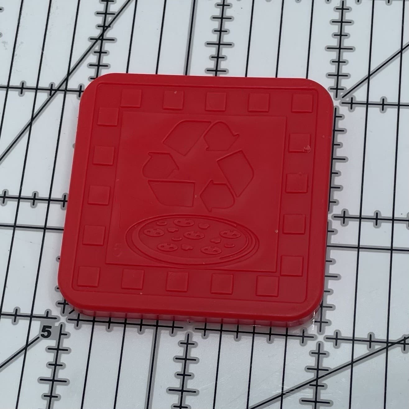 Fisher Price Barbie Little People Dream House Red Pizza Box Sheet Accessory 2