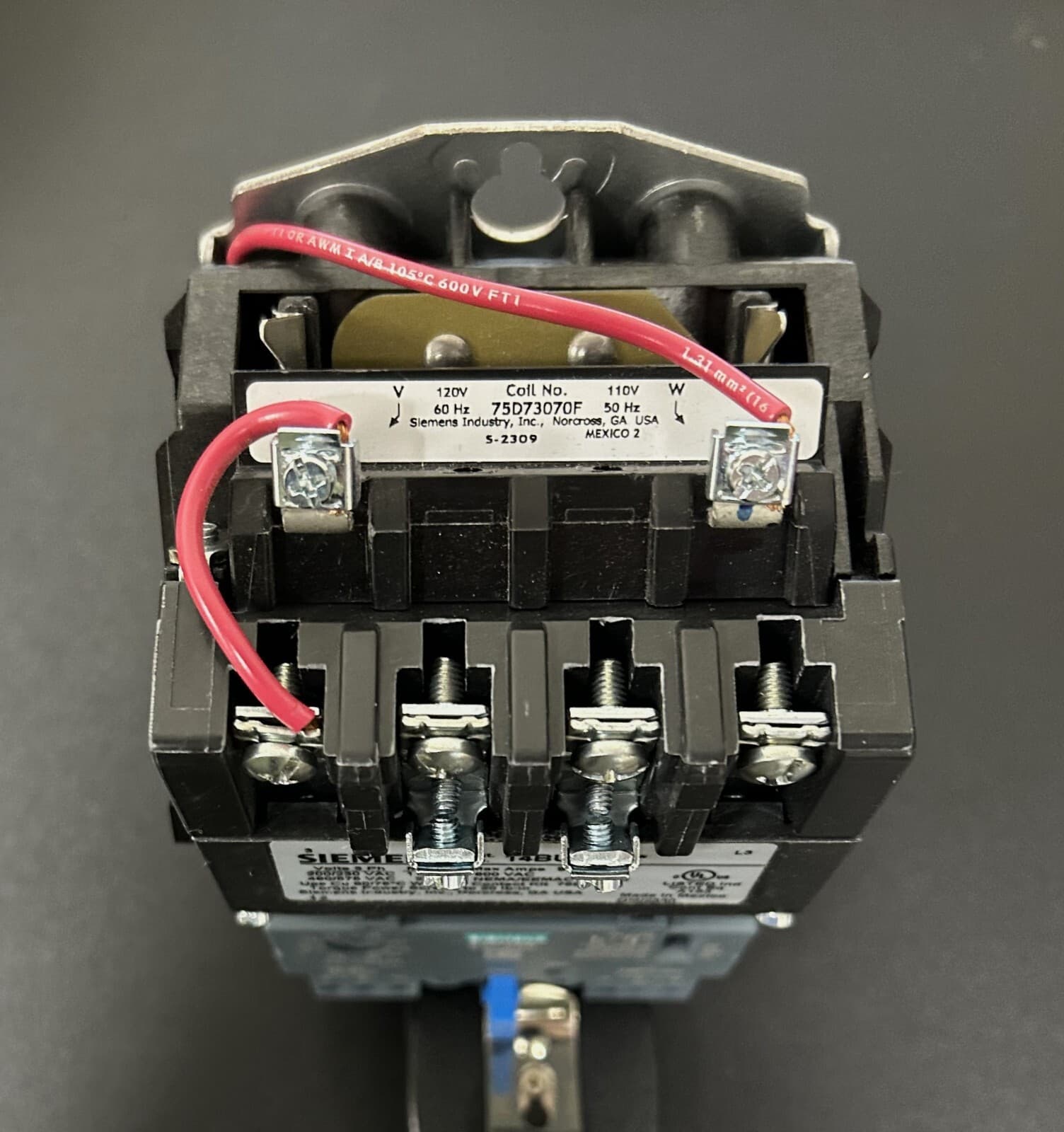 Siemens 14BUB32AF Nonreversing Nema Magnetic Motor Starter, No Enclosure Nema 4
