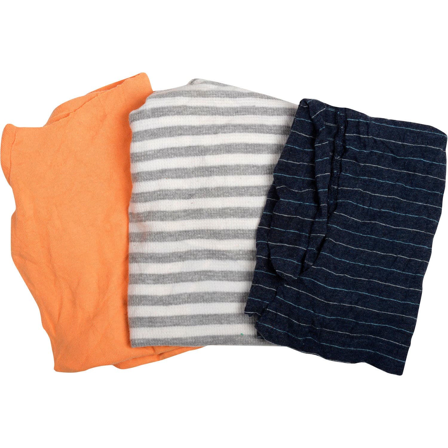 Global Industrial 10 Lb. Box Recycled Cut Rags Mixed Colors 3