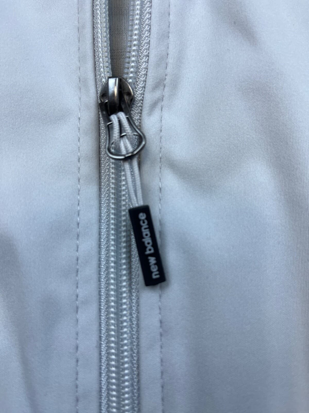 New Balance Vest Men's Large Gray All Motion Full-Zip 4-way Stretch NWT 6