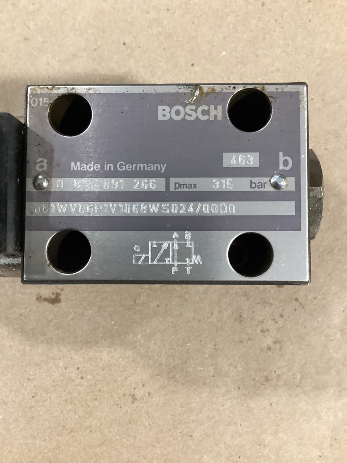 BOSCH 0 810 091 266 SOLENOID VALVE 0810091266 #44D61PR5*IAC 2
