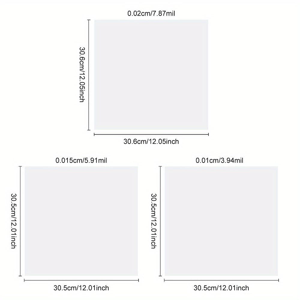 1set PVC Transparent High Temperature Resistance Protective Film Single Side 2