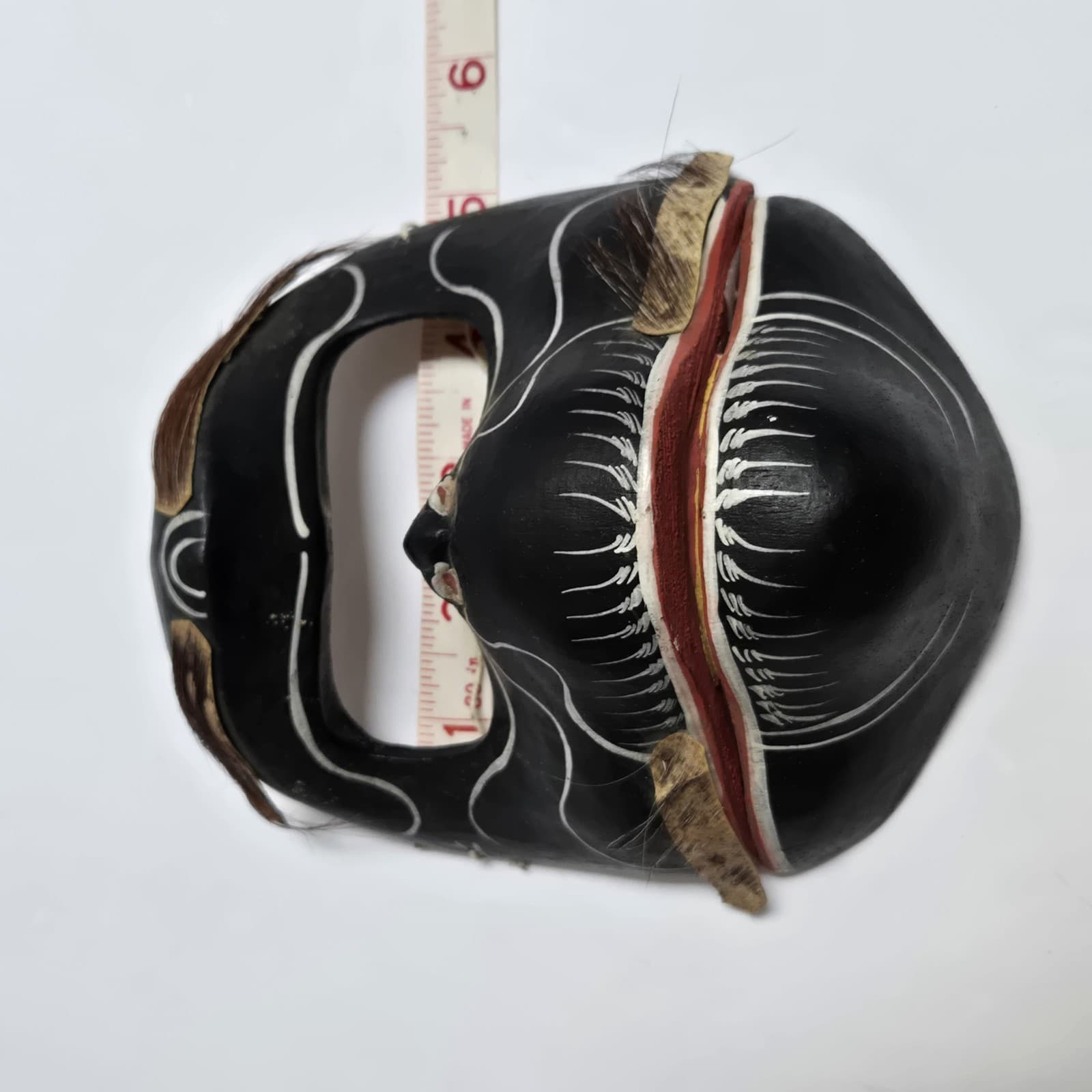 Vintage Handmade Wooden Monkey Mask - Balinese 4