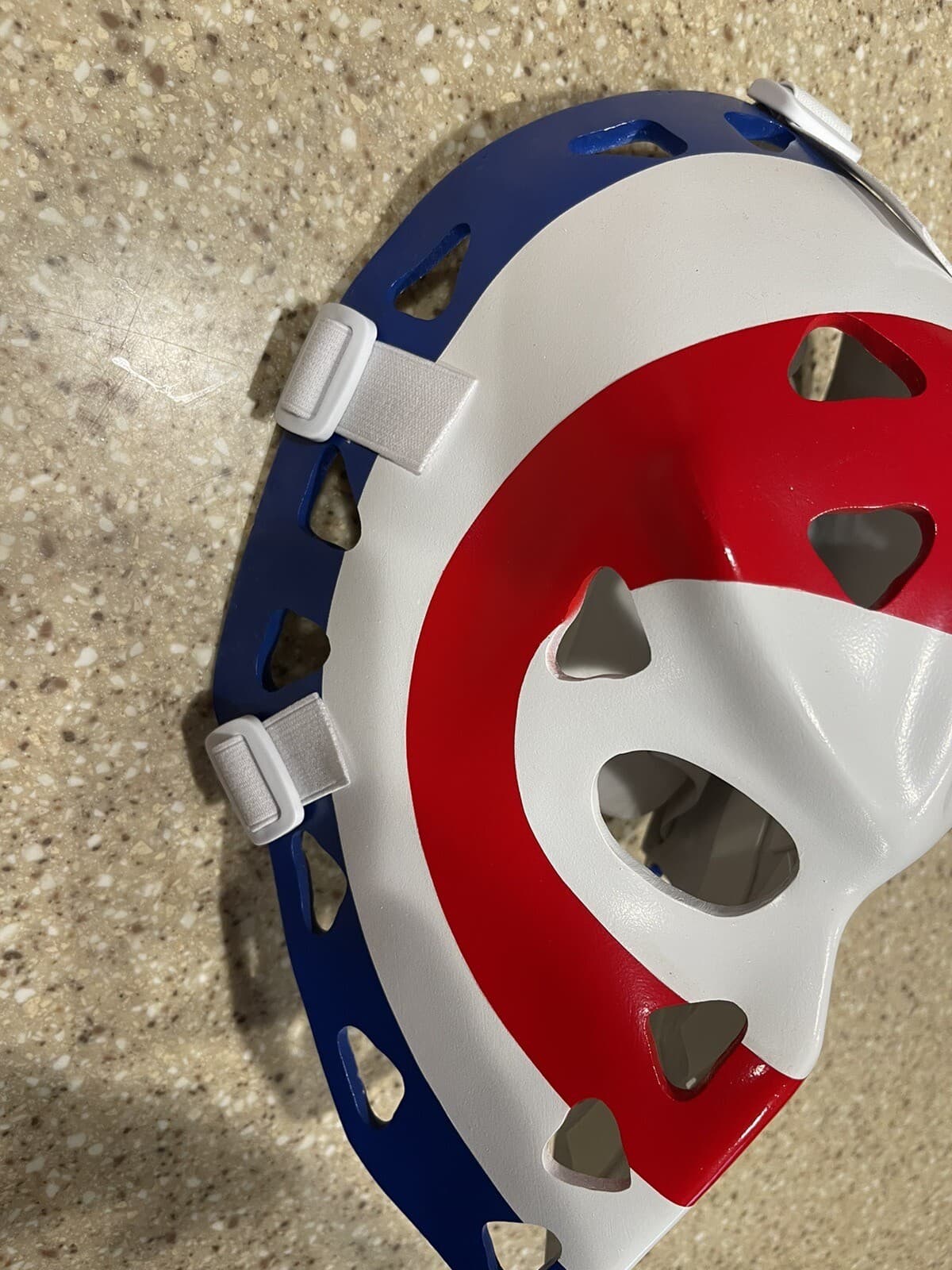 Replica Ken Dryden Montreal Canadiens Fibreglass Goalie Mask With Backplate 5