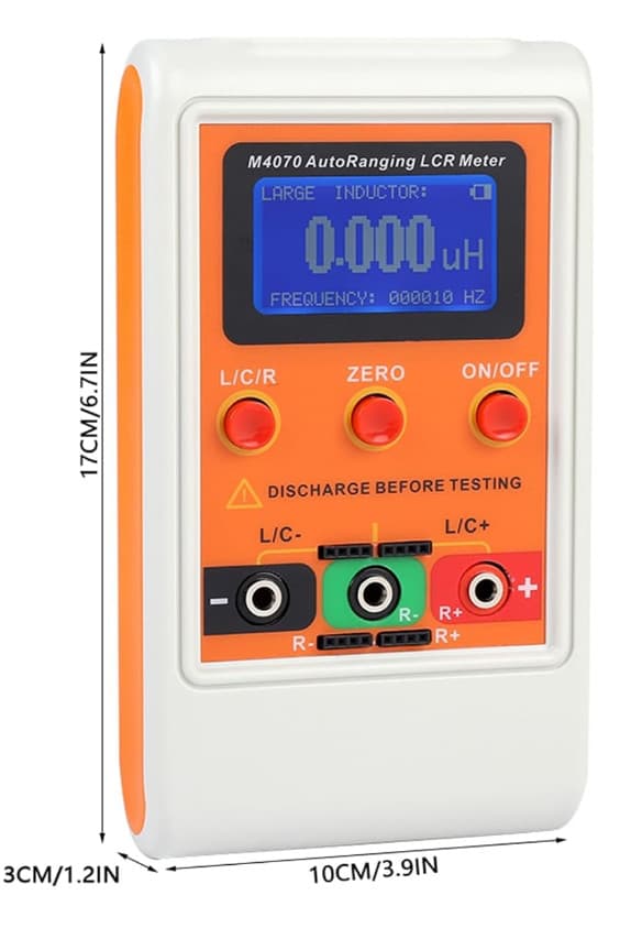 M4070 Handheld Auto range LCR Meter Capacitance Inductance Resistance Tester 5
