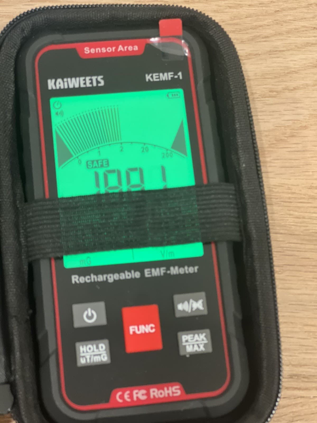 EMF Detector, 3-in-1 Handheld EMF Meter Detects EF, RF, MF, WiFi Signal, Rech... 5