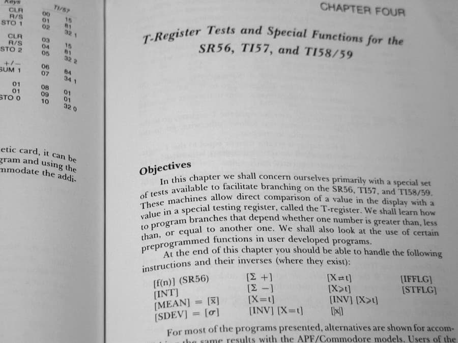 1978 Programming Programmable Calculators SR-52/56 TI-57 TI-58 Commodore PR-100 5