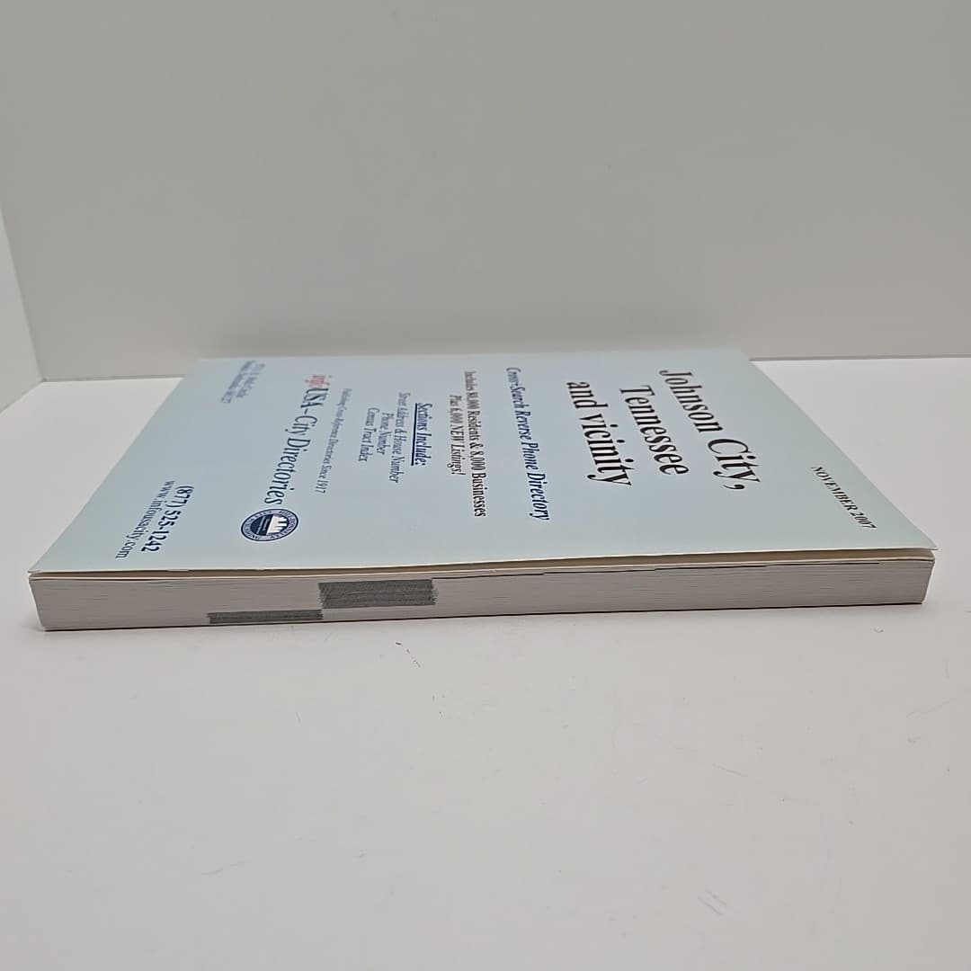 Johnson City Tennessee and Vicinity - City Directory - 2007-2008 Edition 5