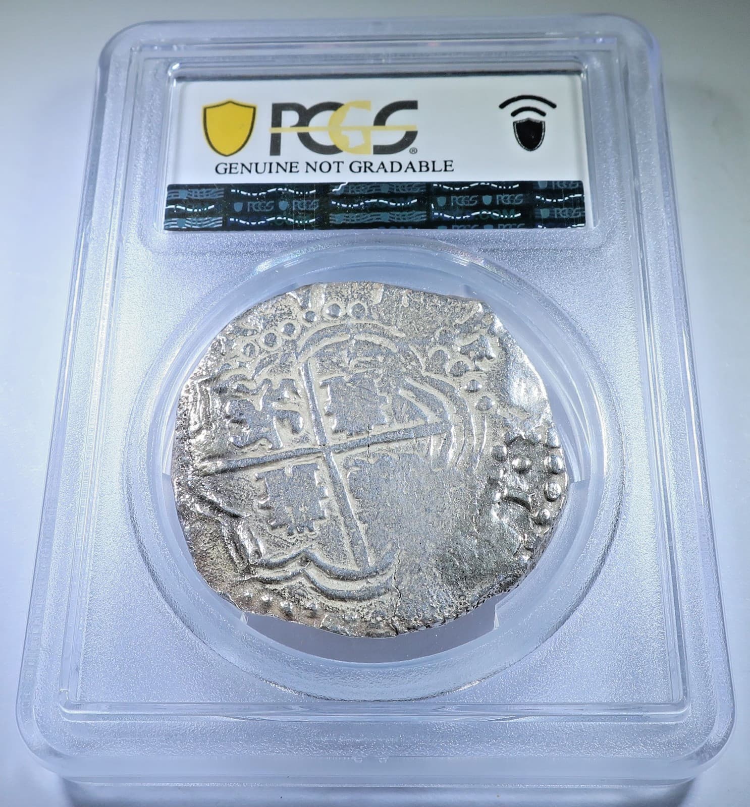 PCGS Atocha Shipwreck Mint Error Spanish Bolivia 8 Reales 1600's 8R Cob Coin 2