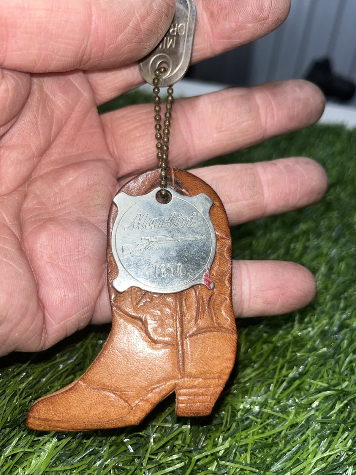 VTG MARLIN GUN KEYCHAIN POCKET SCREW DRIVER 1870 w COWBOY      AA 2