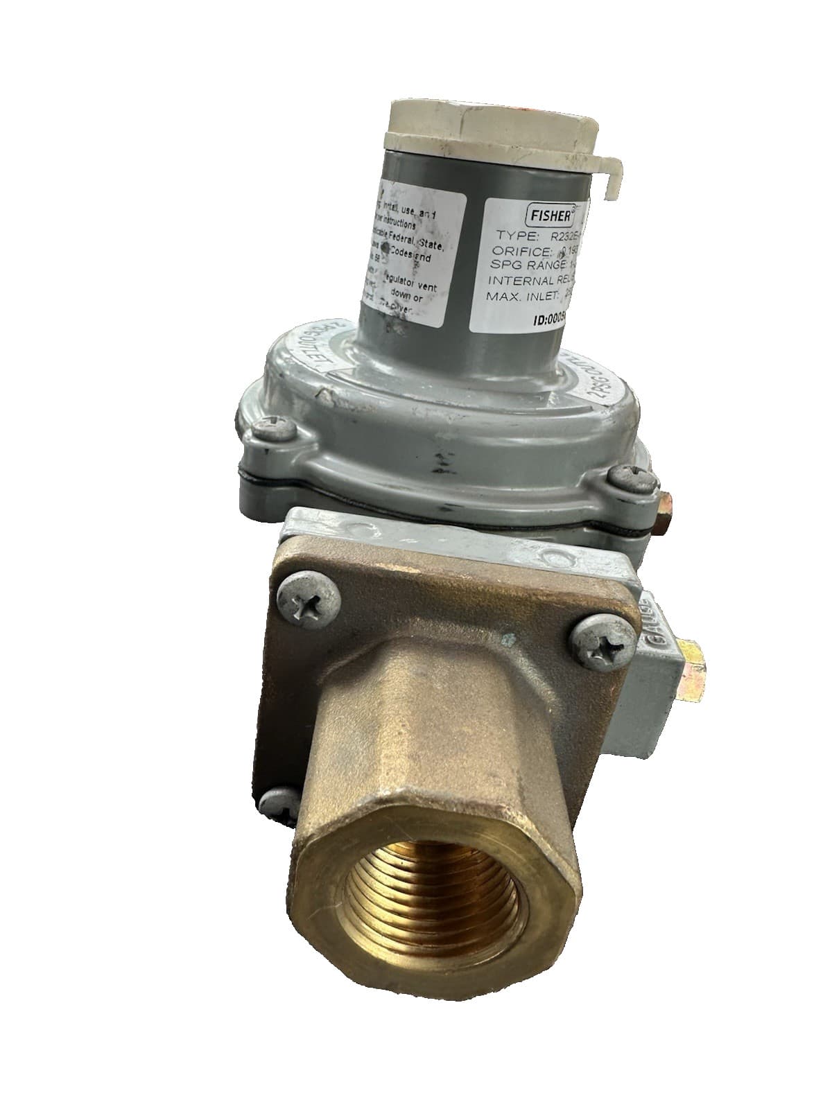 Fisher Type R232E-HBH Integral Two psig Service Regulator New 4