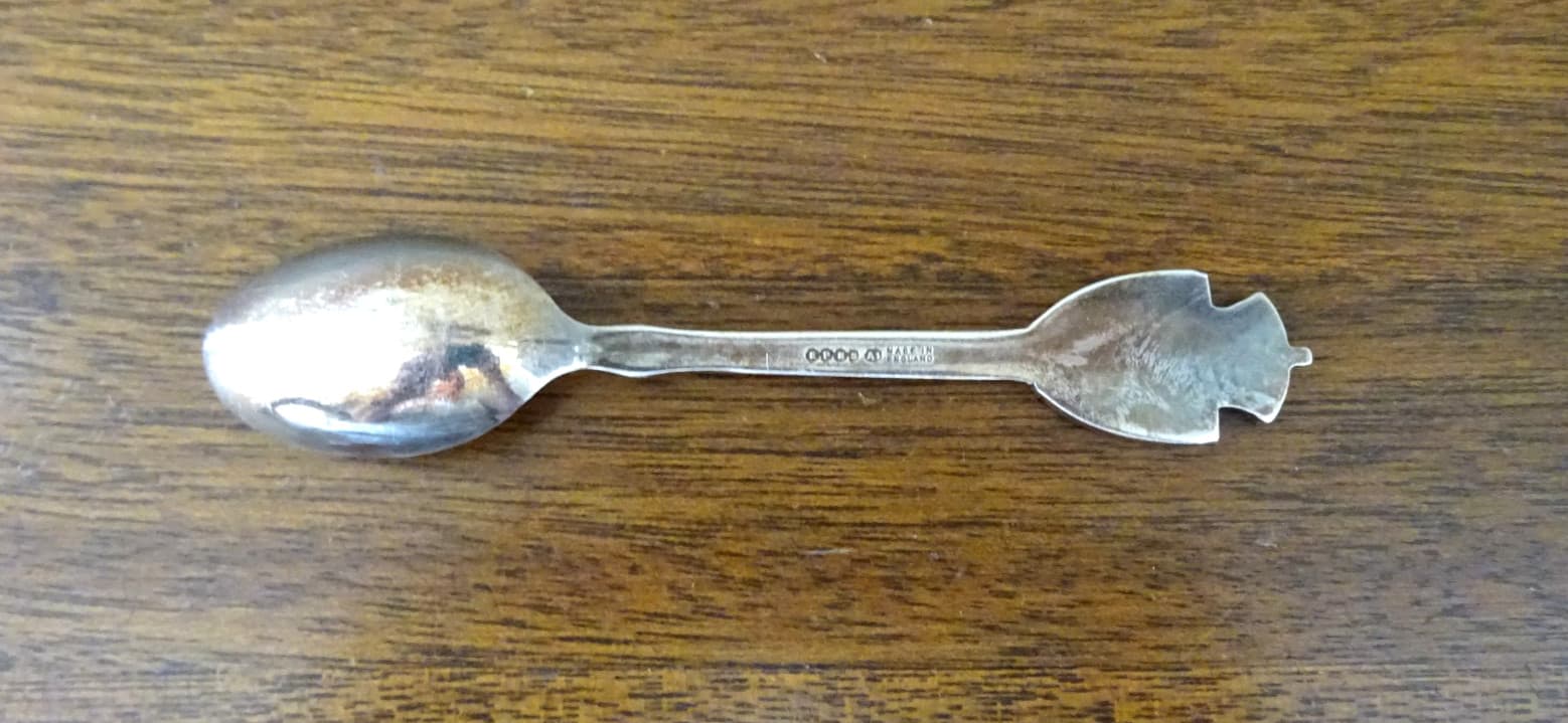 VINTAGE EPNS ENGLAND SILVER PLATE PRINCESS ELIZABETH SOUVENIR SPOON 3