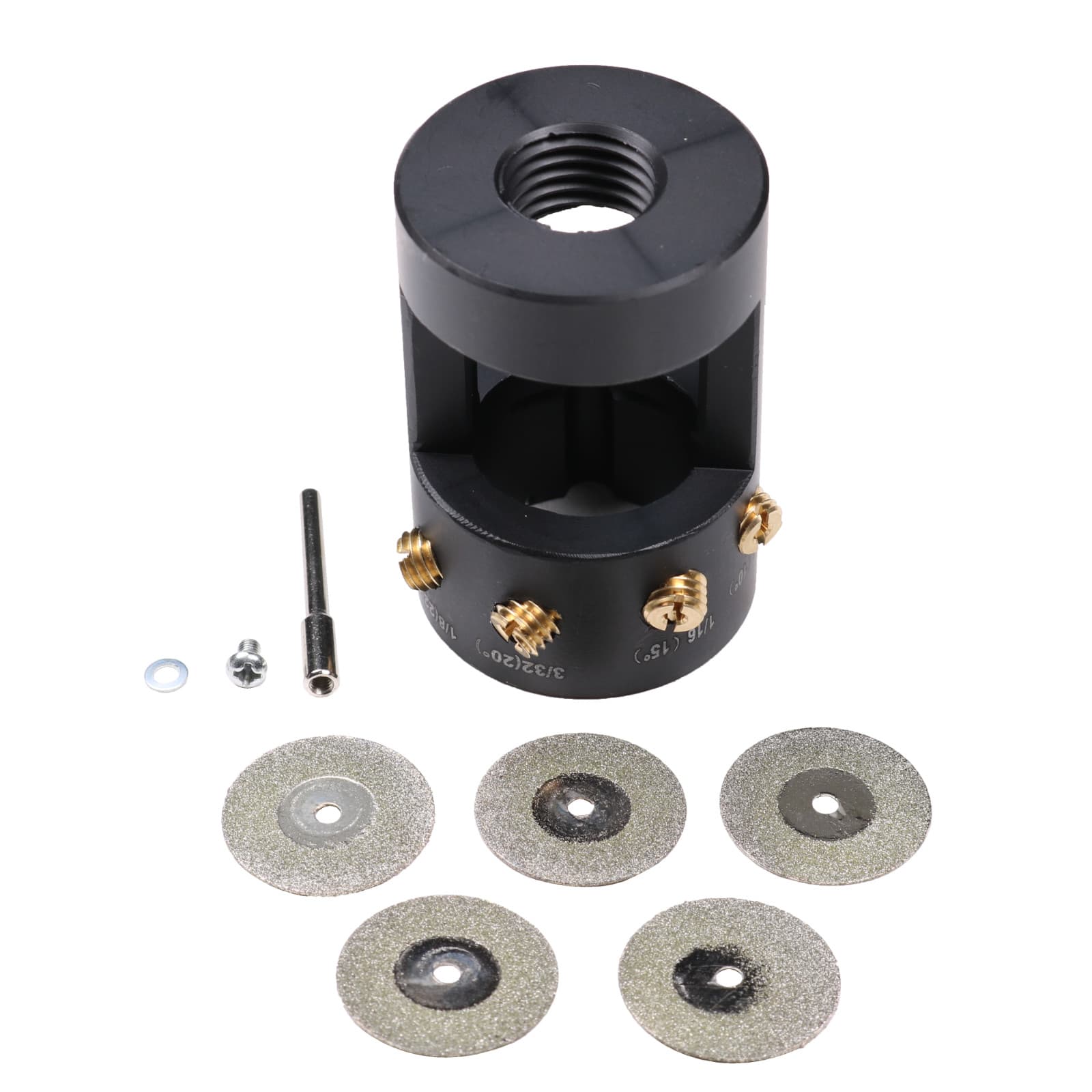 Tungsten Grinder Sharpener Multi-Angle Offsets Head Tool Fits TIG Welding New 3