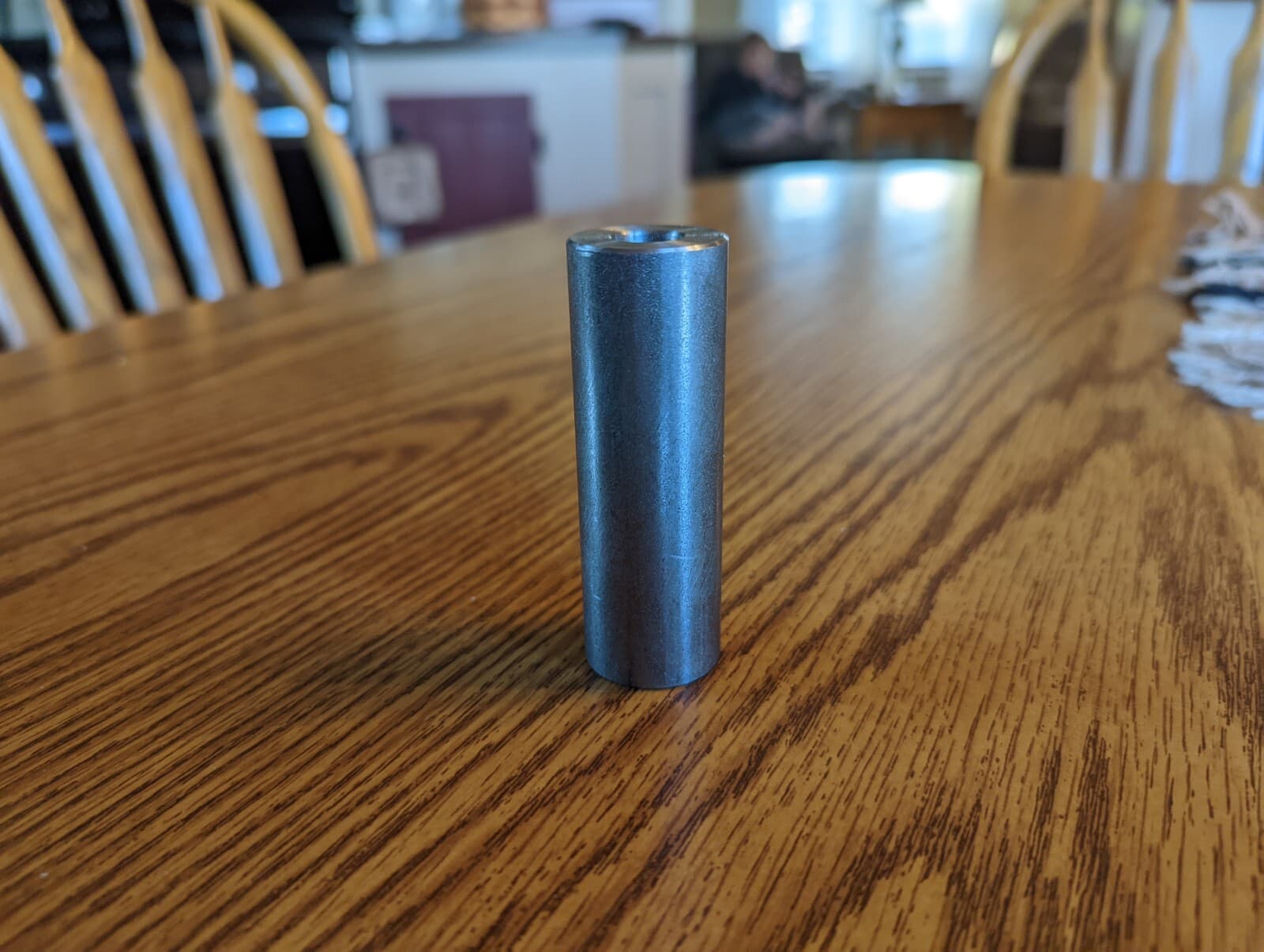 4 STEEL BUSHINGS, 2" LONG, 1.1275 OD, .6255 ID 3