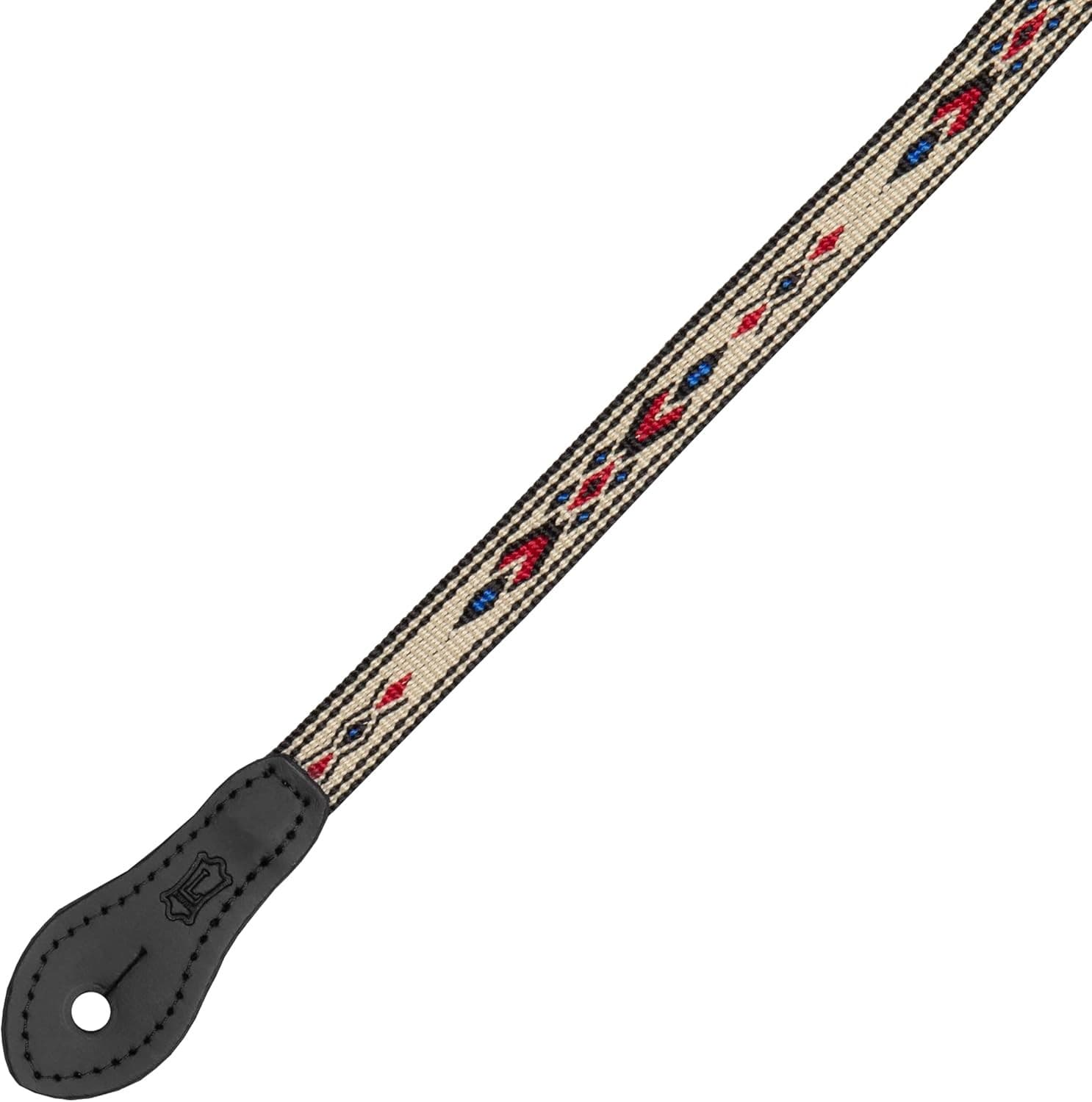 Levy's Leathers .5" Jacquard Weave Mandolin/Ukulele Strap with Dual Leather...  2