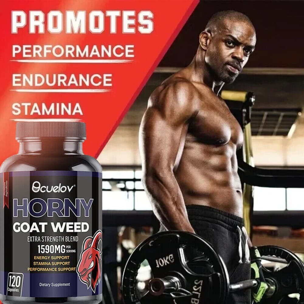 Horny goat weed for Men with Horny Goat Weed 1000mg, Energy, stamina 120 caps 4