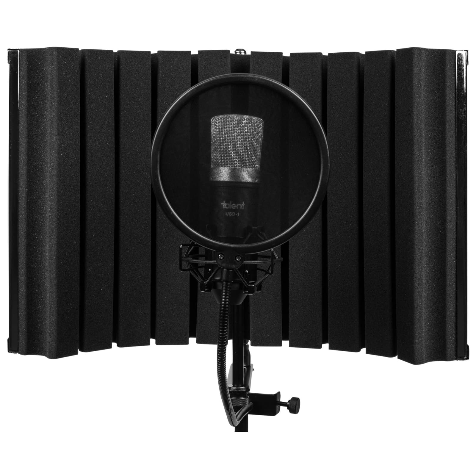 Talent All-In-One USB Home Recording Studio -- Vocal Booth - USB Mic - Shock Mou 2