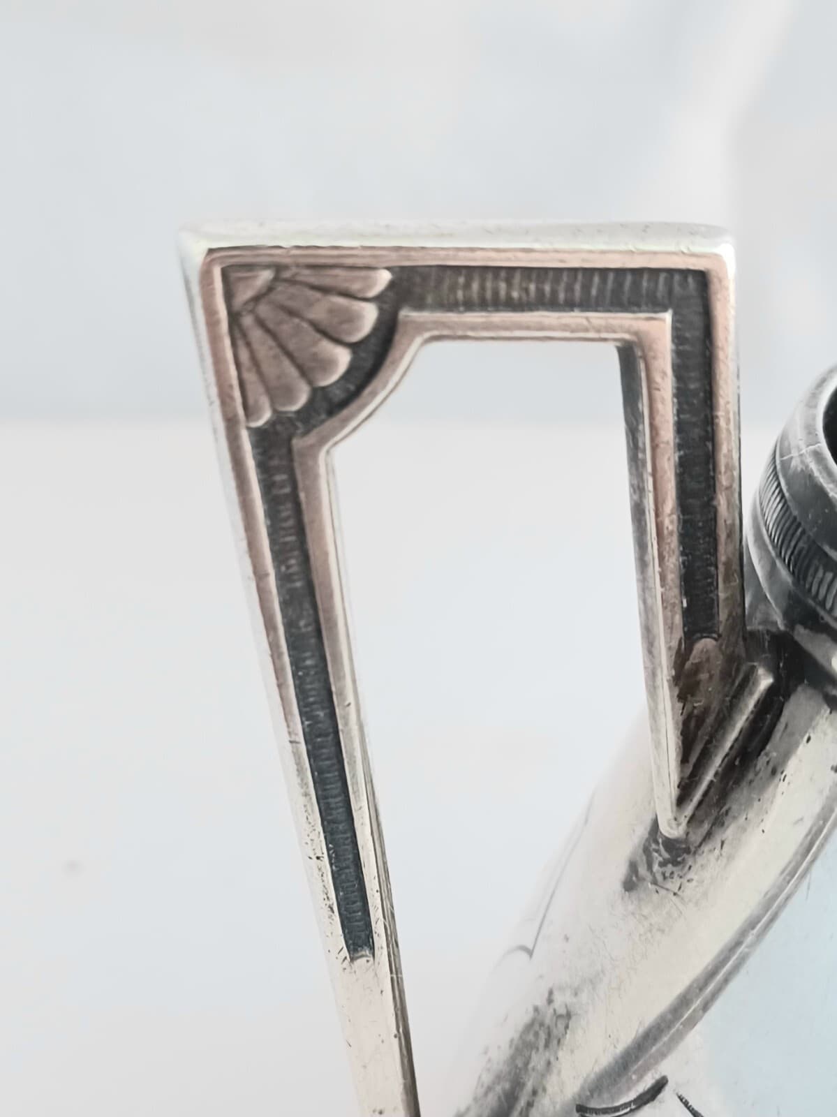 Gorham Coin Silver Floral Creamer 3" tall 5