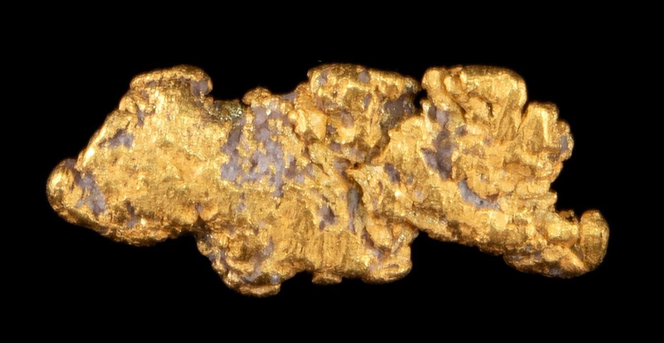 Alaska California Gold Nugget Natural Exotic Gold Nugget 1.90gr 2
