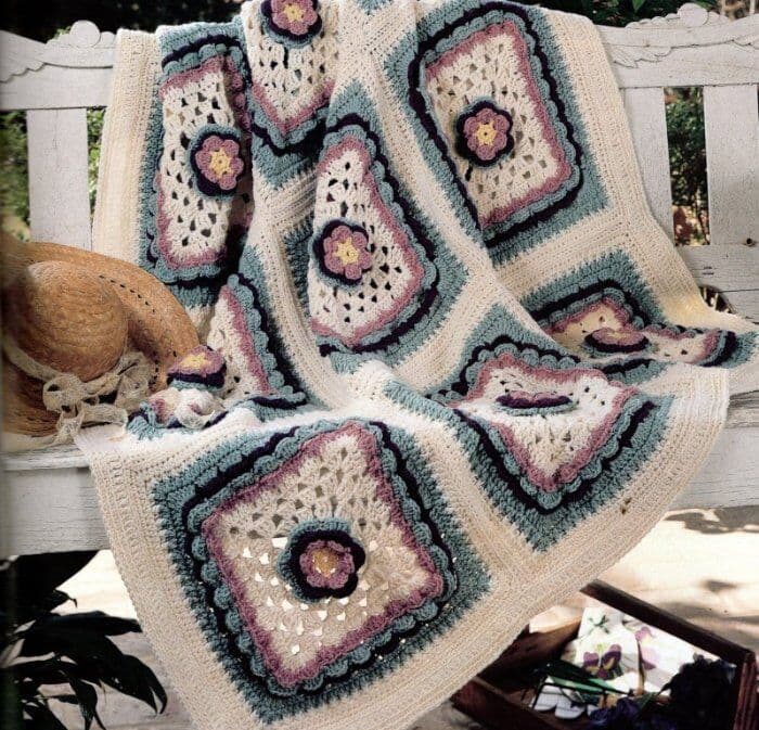 128 PG LEISURE ARTS HOME SWEET HOME AFGHANS 51 BEAUTIFUL DESIGNS 2