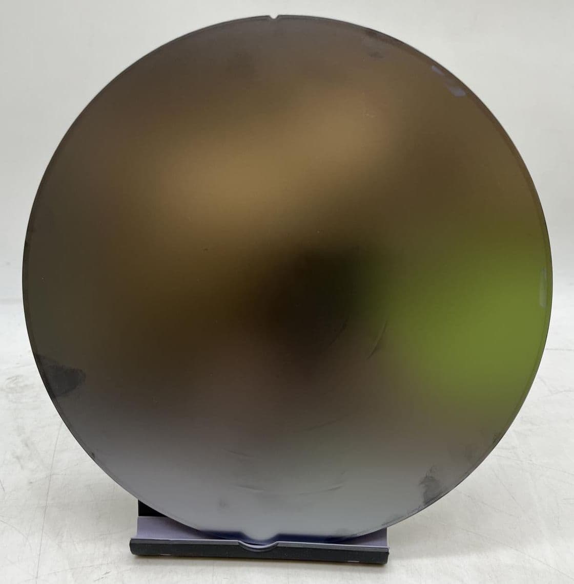 LOT OF 13 200mm Silicon Wafer disks, Gold Exposed Disk for Art, Science, Novelty 6