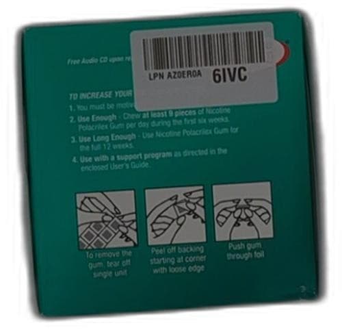 *2025-10-1* Amazon Basic Care Nicotine Polacrilex Uncoated Gum 2 Mg, Arctic 5