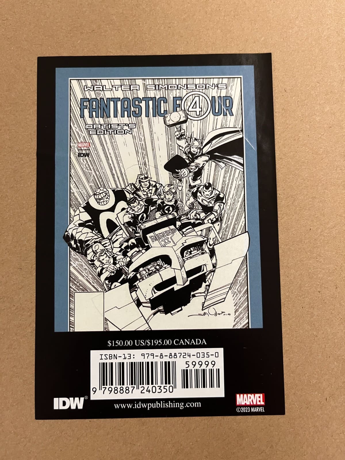 WALTER SIMONSON'S FANTASTIC FOUR ARTIST'S EDITION : BRAND NEW/SHRINK-WRAPPED 5