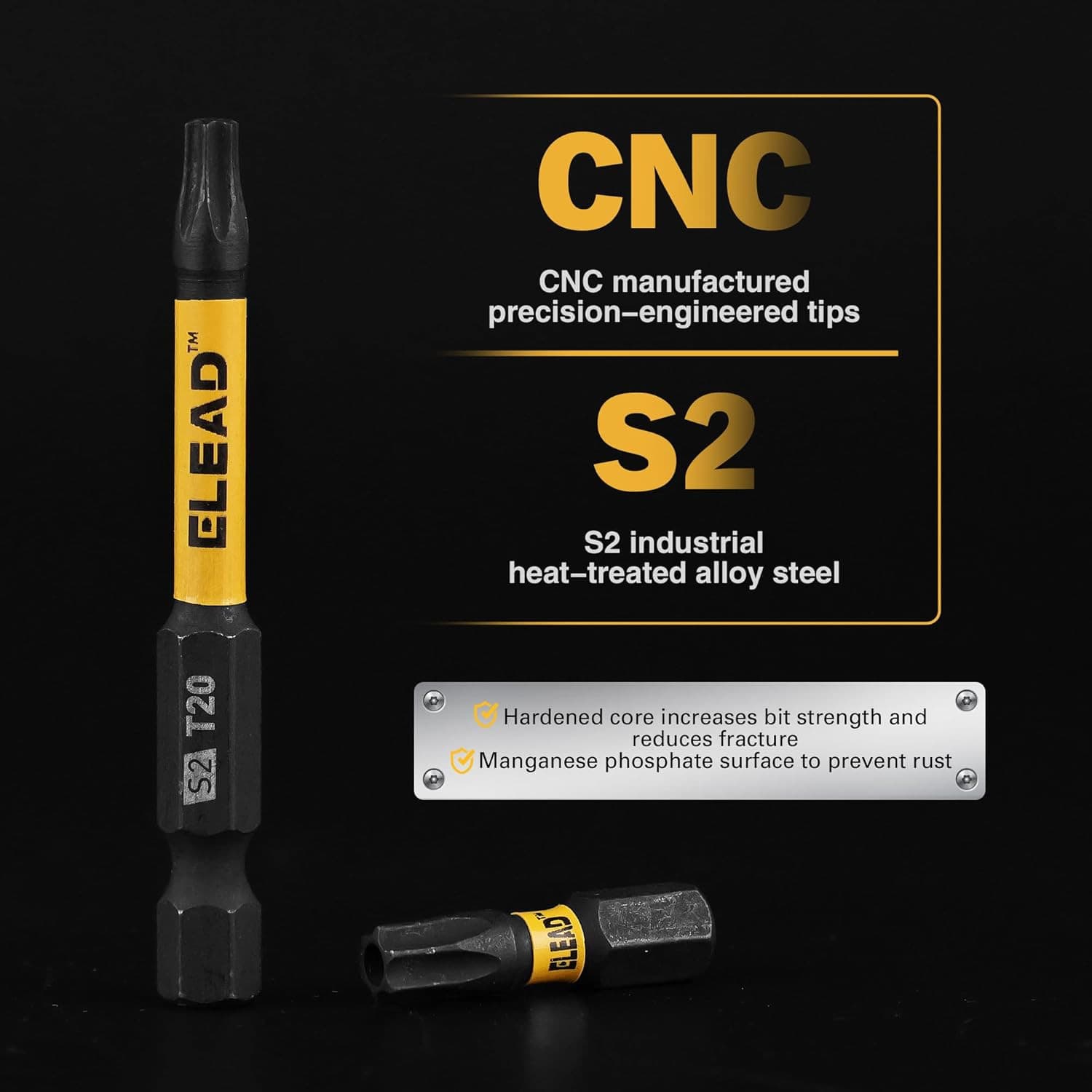 Tamper Proof Torx Bit Set: 25 Pieces T5-T40 Torx Security Bits Set | Torque Star 5