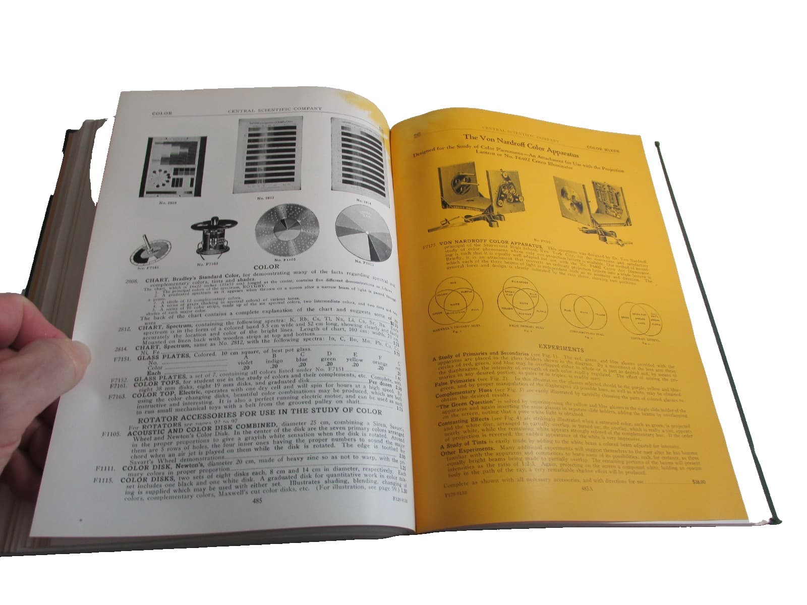 1929 CENTRAL SCIENTIFIC CO. CATALOG F Physical Apparatus, Microscopes, Scales 3