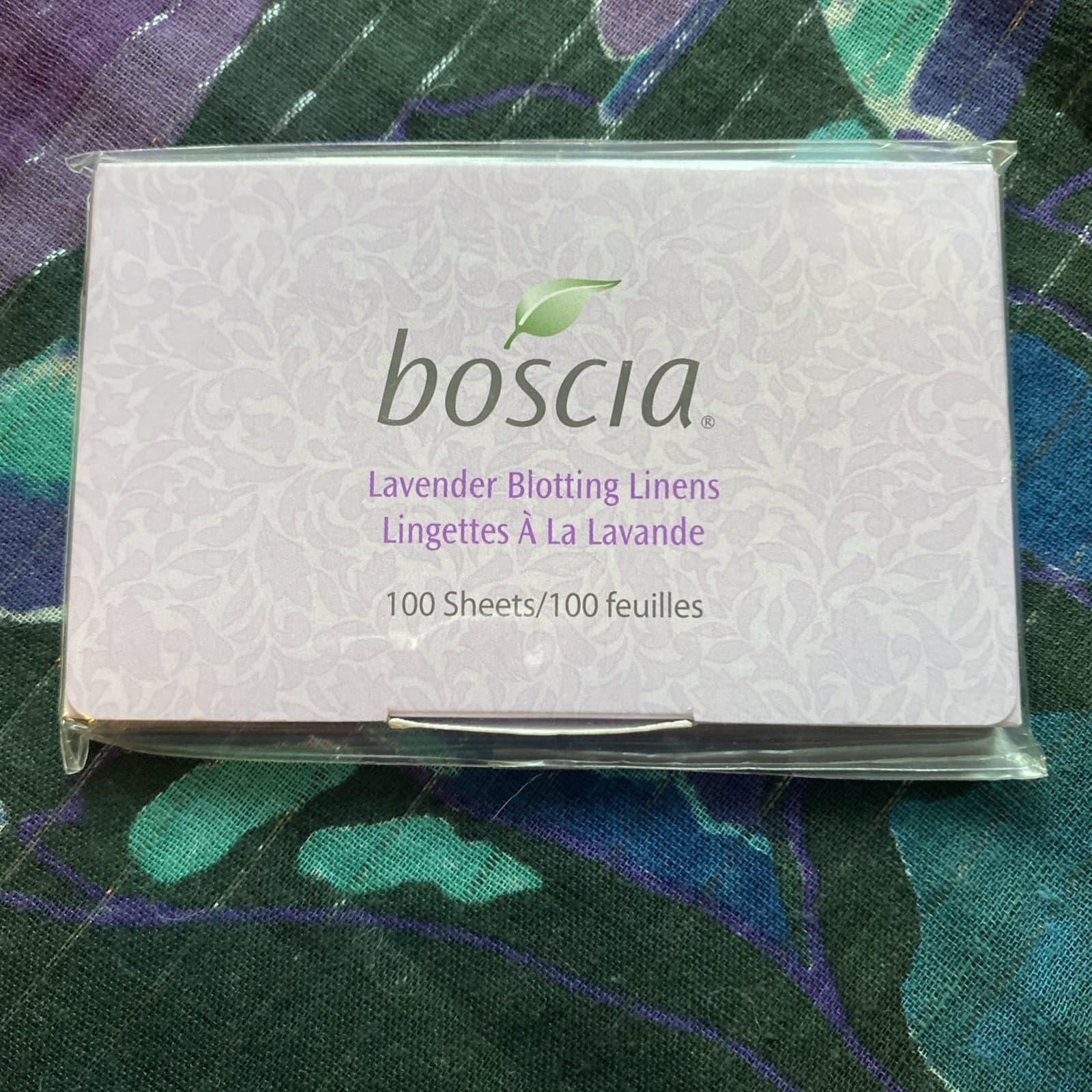 LOT OF 2 BOSCIA Blotting Linens - Lavender/Charcoal - 100 Sheets Each - SEALED🍑 3
