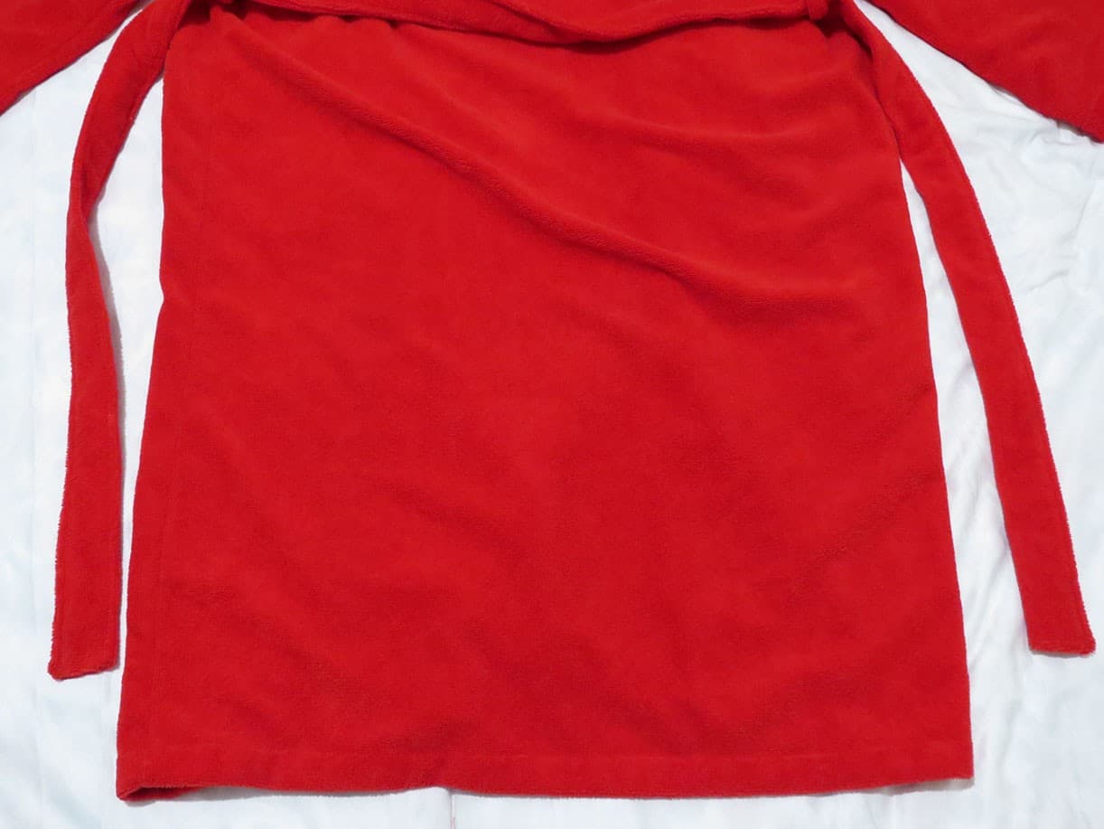 Sonic the Hedgehog 3 Movie Cast & Crew Red Embroidered Robe Size Small/Medium 5