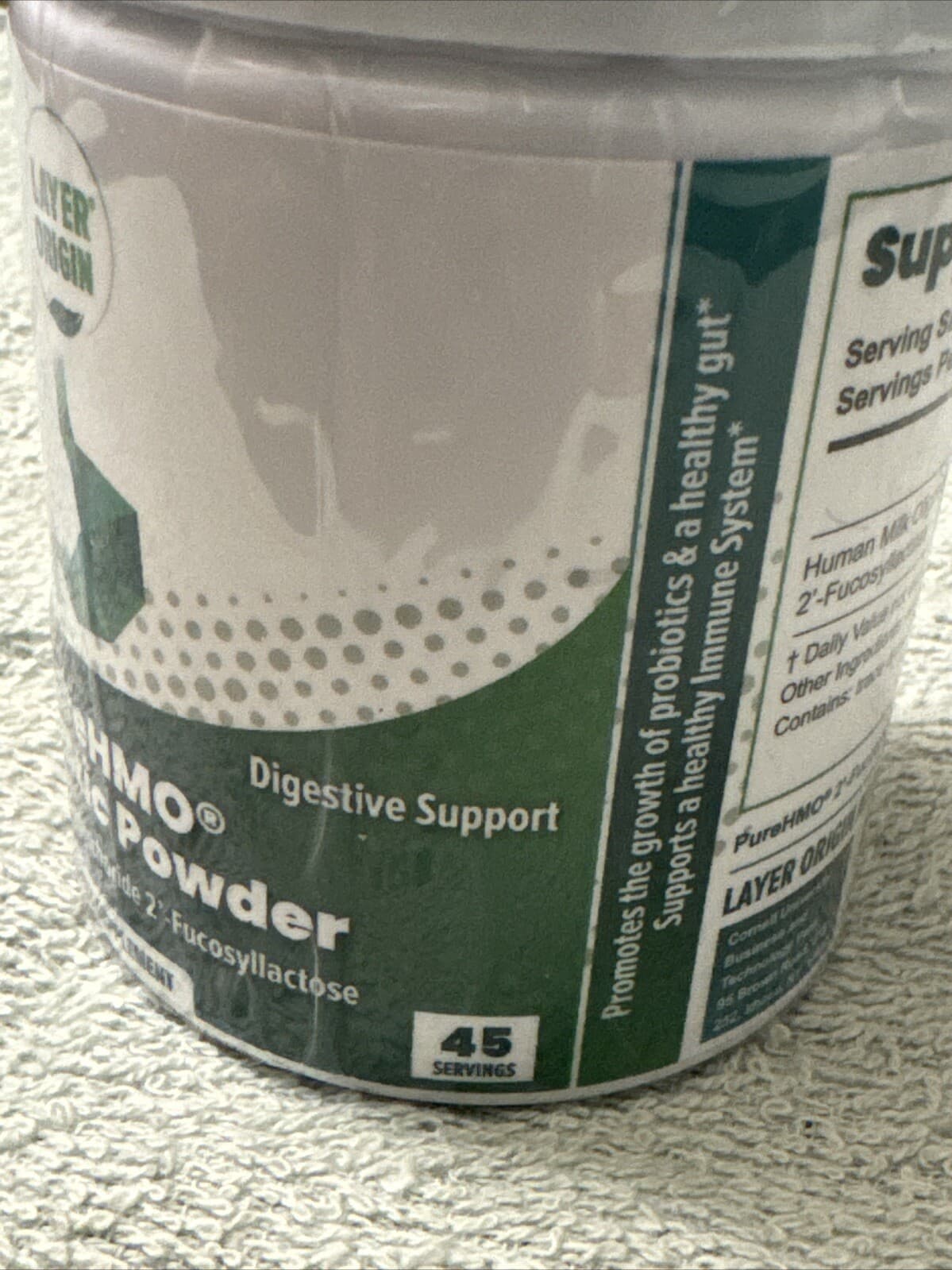 Layer Origin PureHMO Human Milk Oligosaccharide (HMO 2'-FL) Prebiotic Powder 2