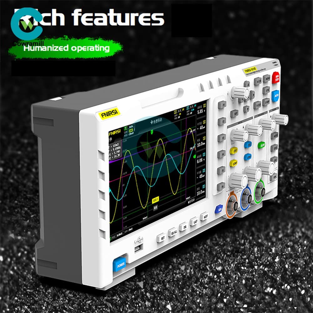 FNIRSI 1014D 7inch LCD 2 Channel Signal Generator Digital Storage Oscilloscope 6