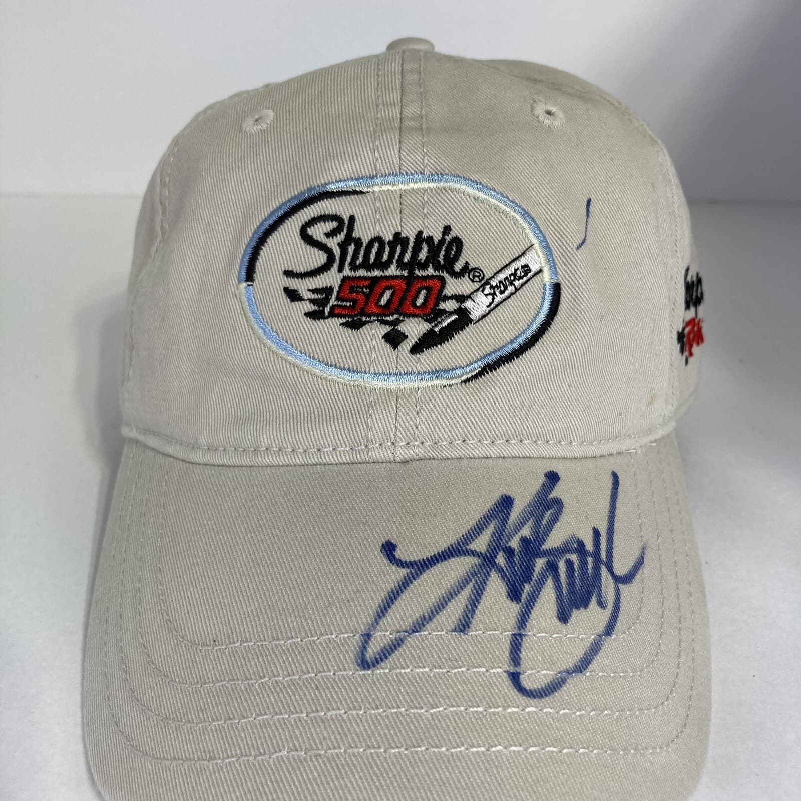 Kurt Busch Sharpie 500 Signed Autographed Hat Cap NASCAR. FREE SHIPPING 2