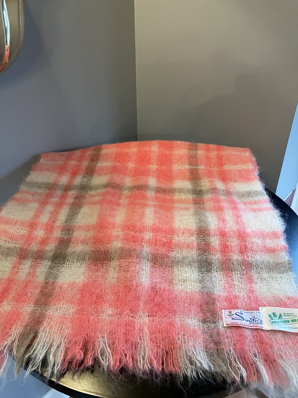 Heather Brae 70% Mohair Extra Large Wrap 20x75 Scotland