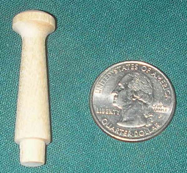 Lot of 25 1-3/4" SHAKER PEGS Standard Style Unfinished Birch 2