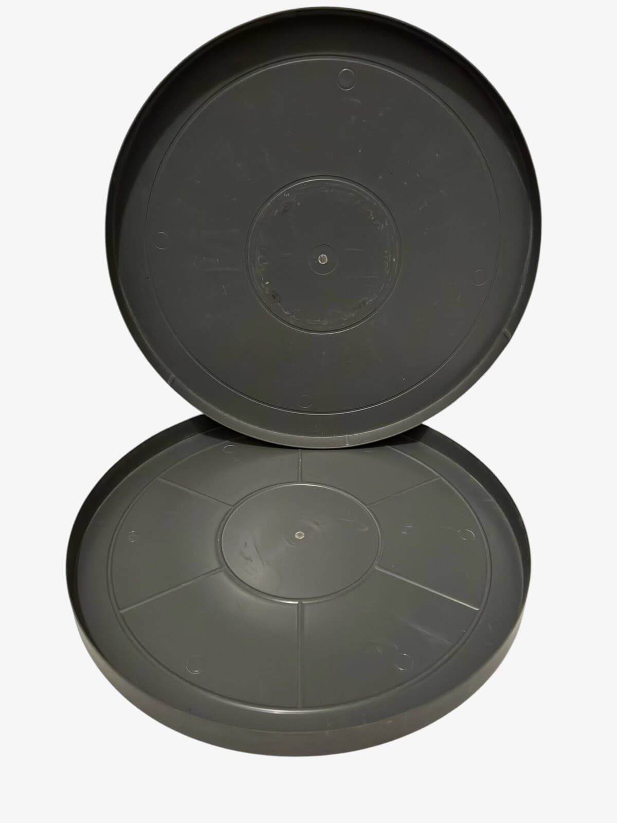 16MM 1600’ FILM CAN Gray Plastic 14” Diameter