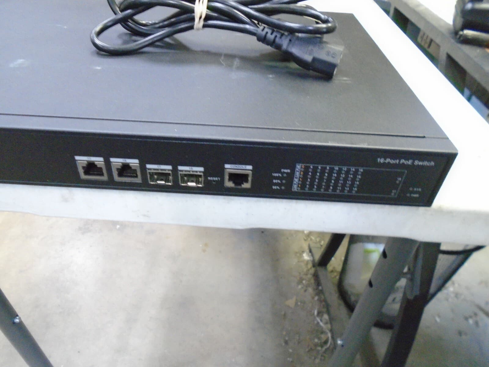  Q-See QAPE 1601 Power over Ethernet Switch 16+2 GIGA POE QAPE1601 for Ip Camera 3