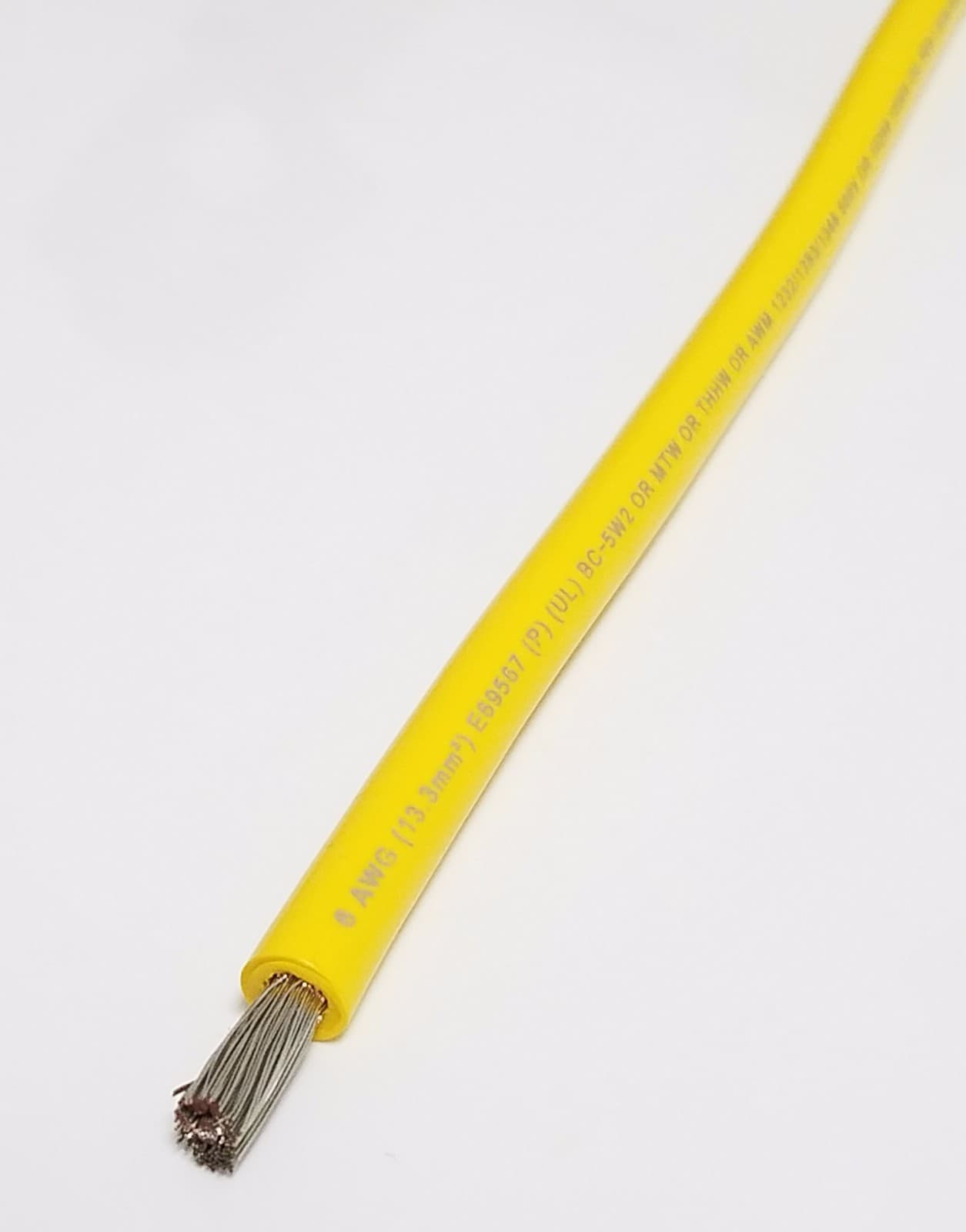 6 AWG GAUGE MARINE TINNED COPPER BC-5W2 BATTERY CABLE BOAT WIRE Made in USA  5