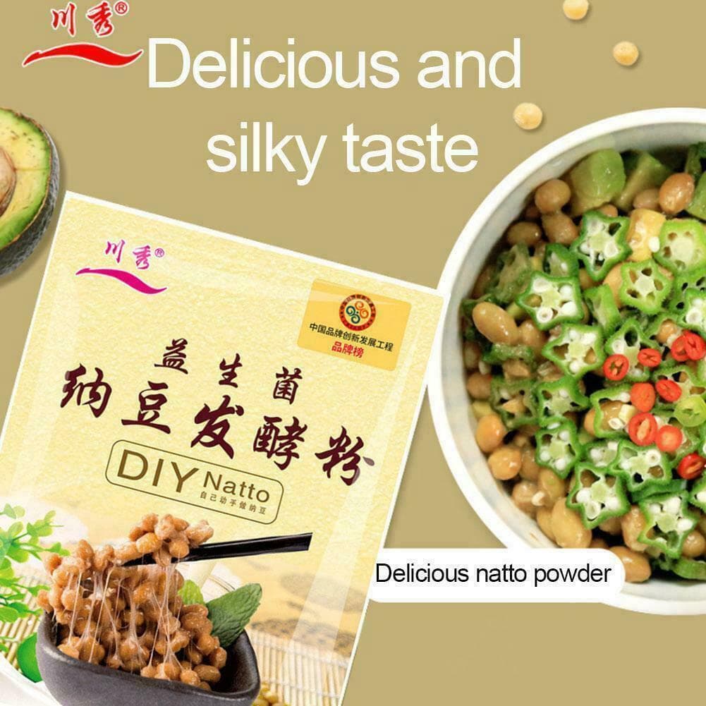 100% Soybean Natto Fermented Powder Freeze-Dried Fermented Food Hot B4 жа { Z8F3 4