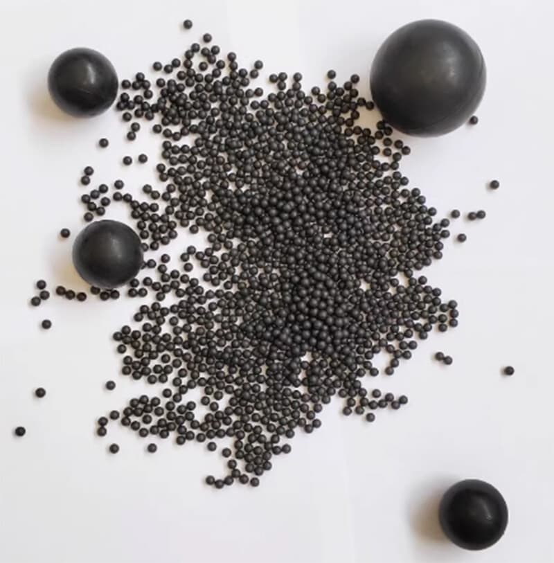Black Round Solid Rubber Ball Bouncy Balls Training Ball Diameter 2mm - 75mm 3