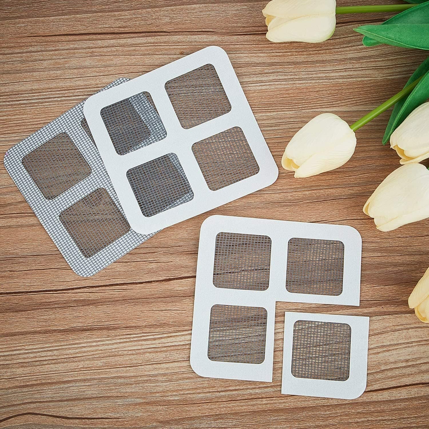 5x Window Door Screen Patch Repair Kit Cover Fiberglass Mesh Hole Repaire Tape 4