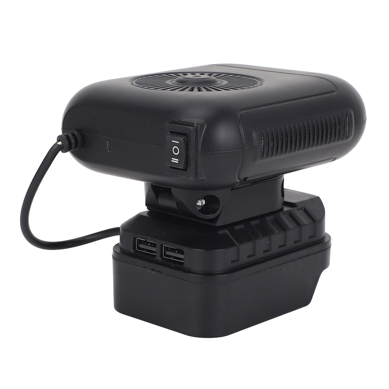 Battery Powered Heater 90 Degree Flip 2 Temperatures 2xUSB Portable Space Heater 2