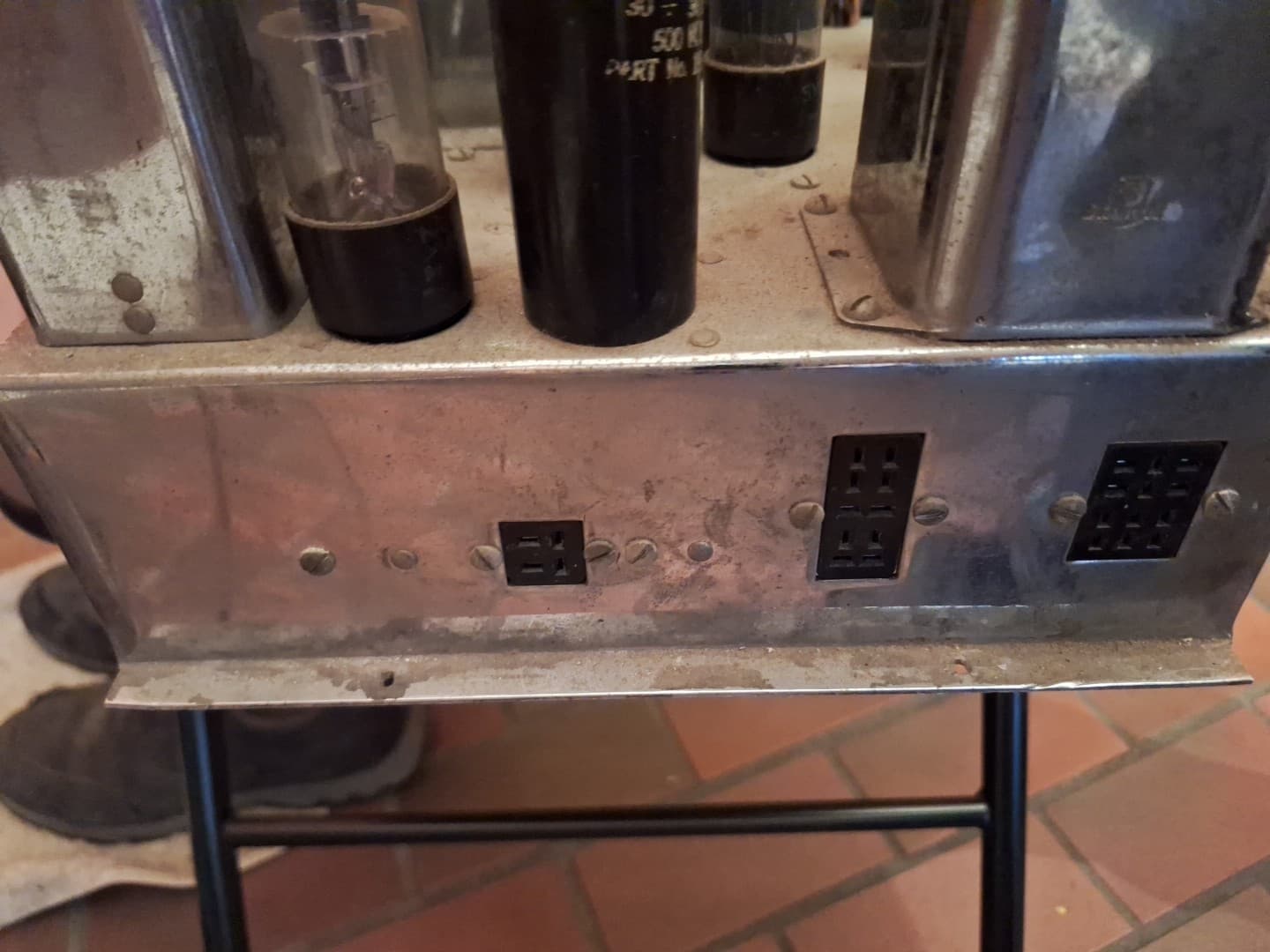 Scott 800b amplifier tube amp Radio Chrome See Video 4